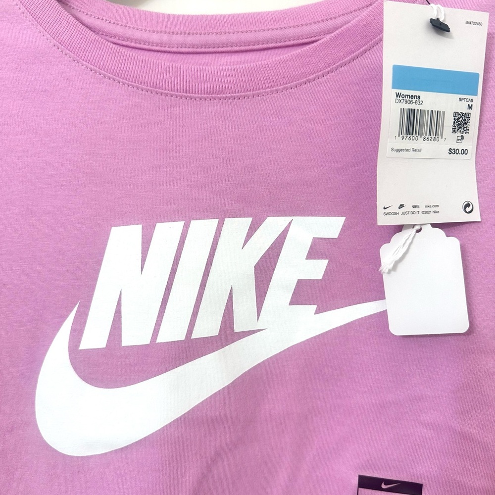 Nike Vibrant Pink Cotton Tee